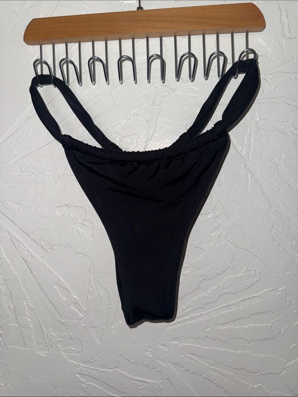 Shade & Shore Black High-Cut Bikini Bottom - Women Intimates Swim S